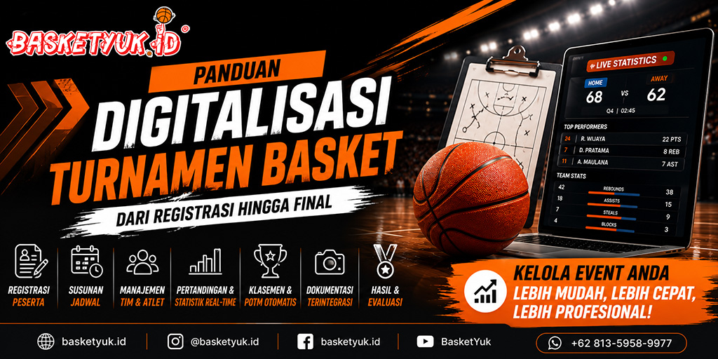 Panduan Digitalisasi Turnamen Basket: Dari Registrasi hingga Final